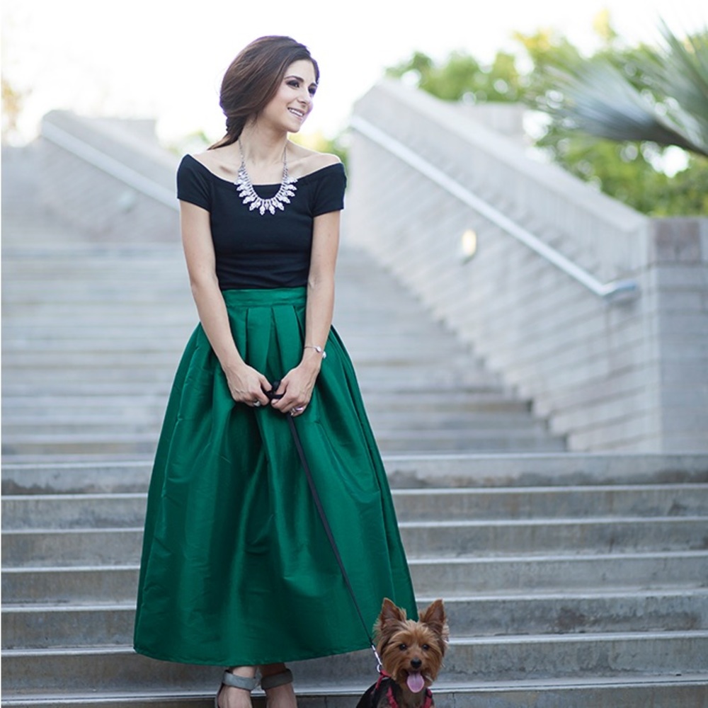 Chicwish midi skirt in perfect condition xs
